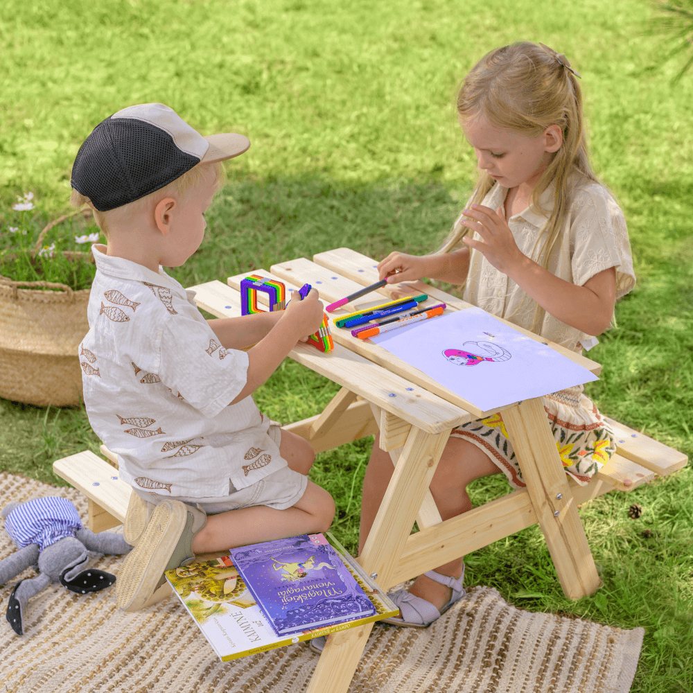 Wooden Table for Kids M012-1 - 60 x 81 cm