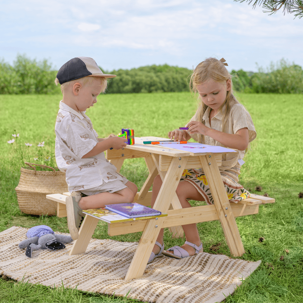 Wooden Table for Kids M012-1 - 60 x 81 cm