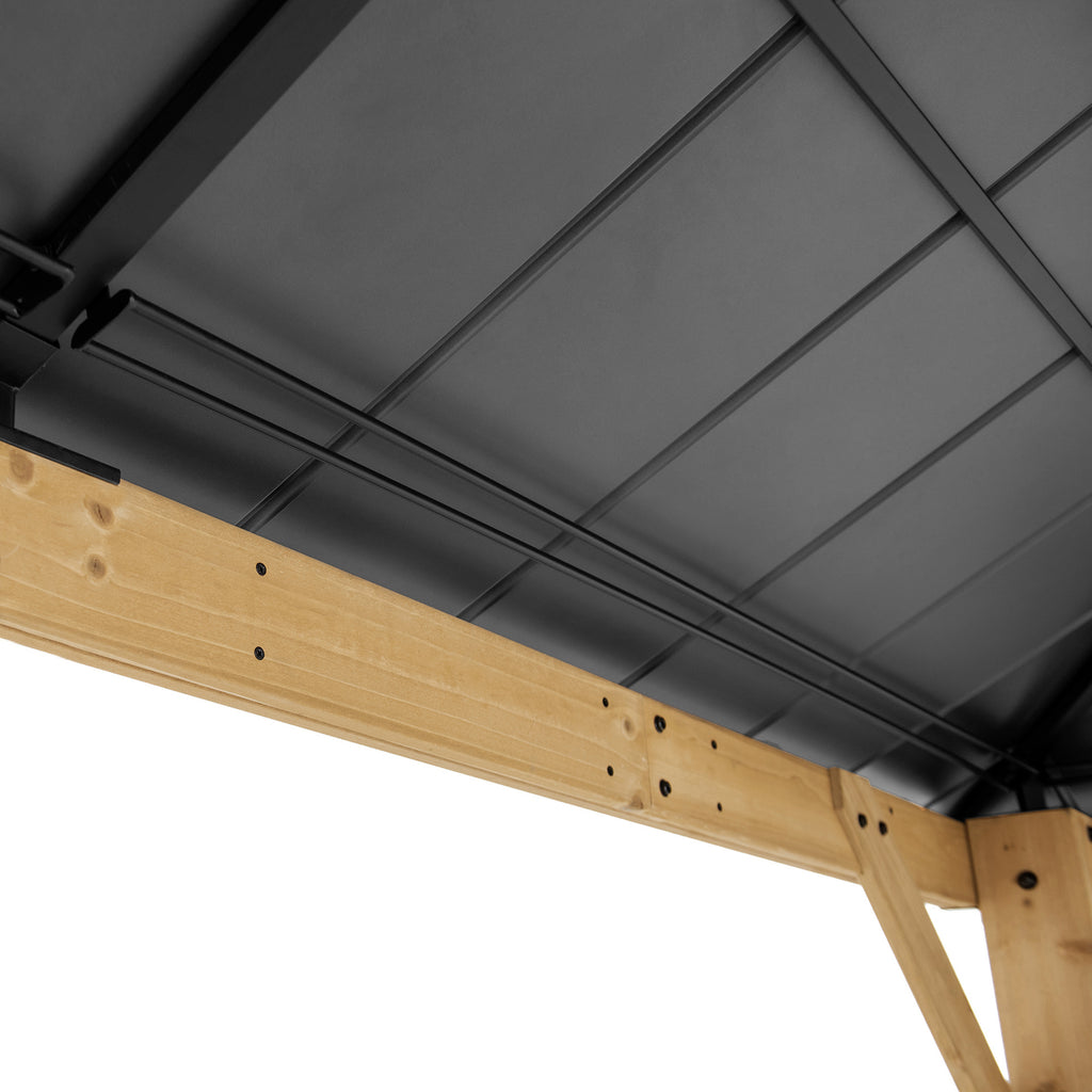 BRURI 395cm x 337cm Cedar Framed Gazebo