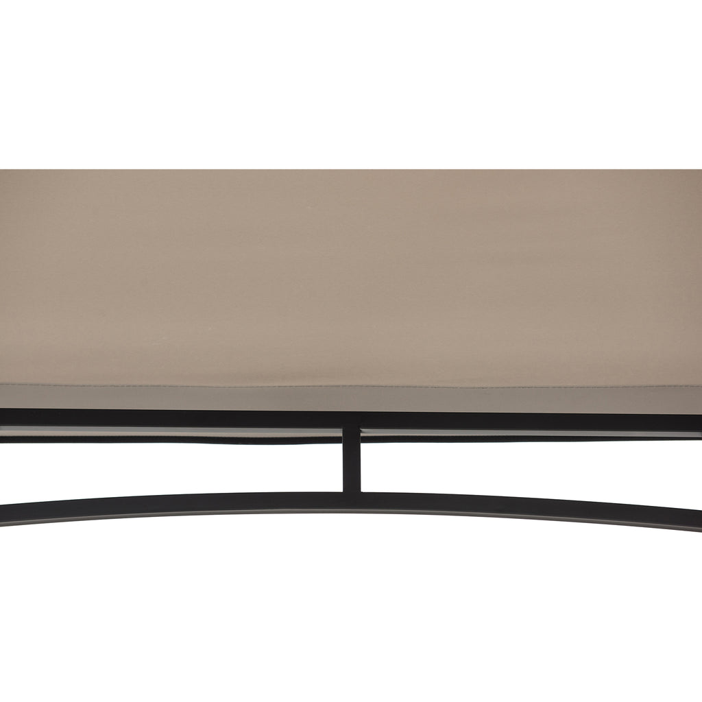 LINAS 152cm x 244cm Black Steel 2-tier Grill Gazebo