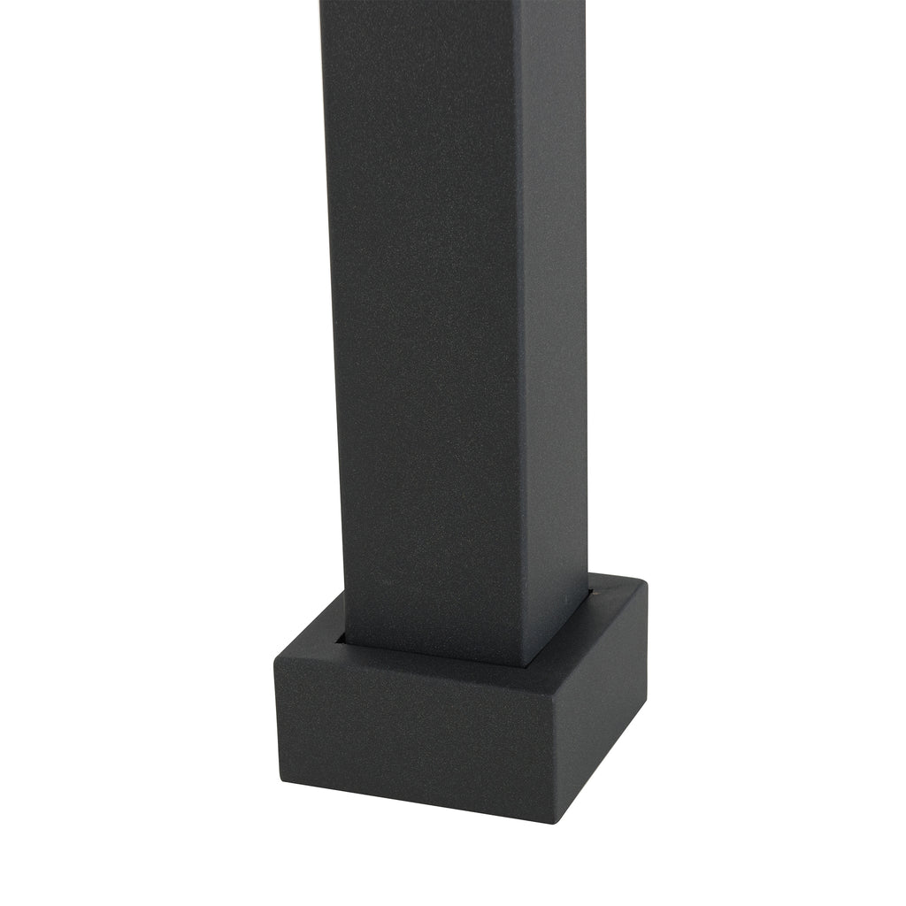 EIGER 367cm x 610cm Gray Steel Carport with Steel Hardtop - car garage