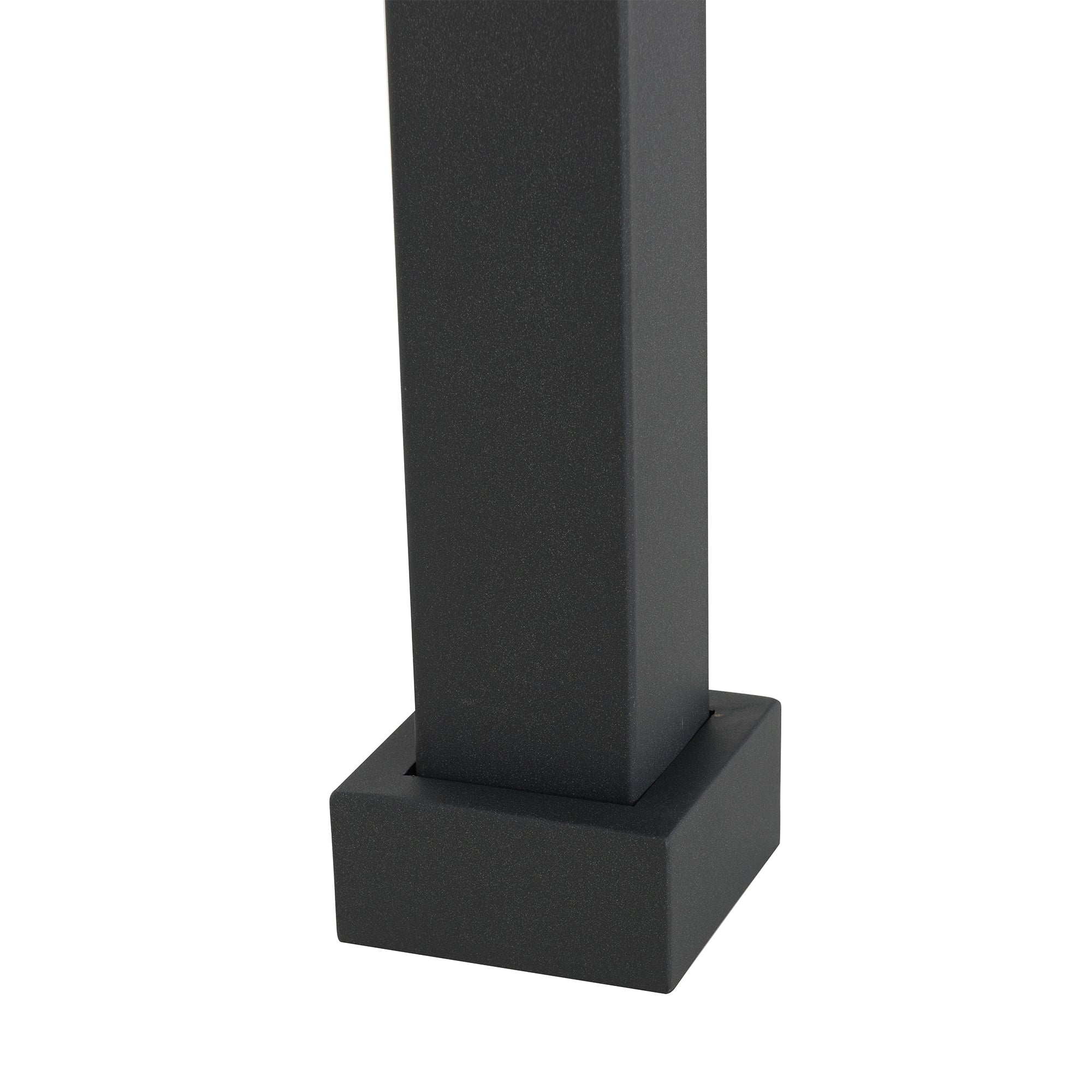 EIGER 367cm x 610cm Gray Steel Carport with Steel Hardtop - car garage