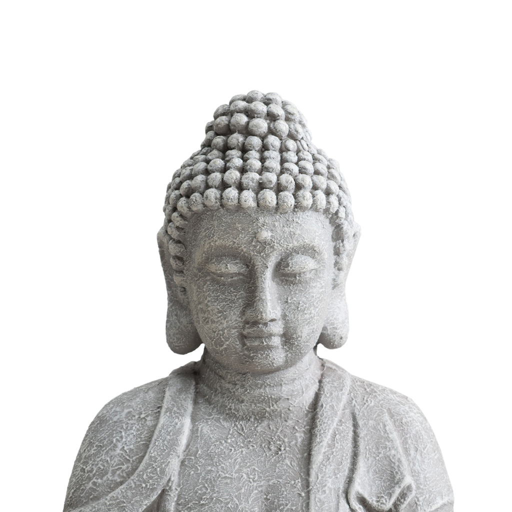 Garden Clay Buddha Statue - head