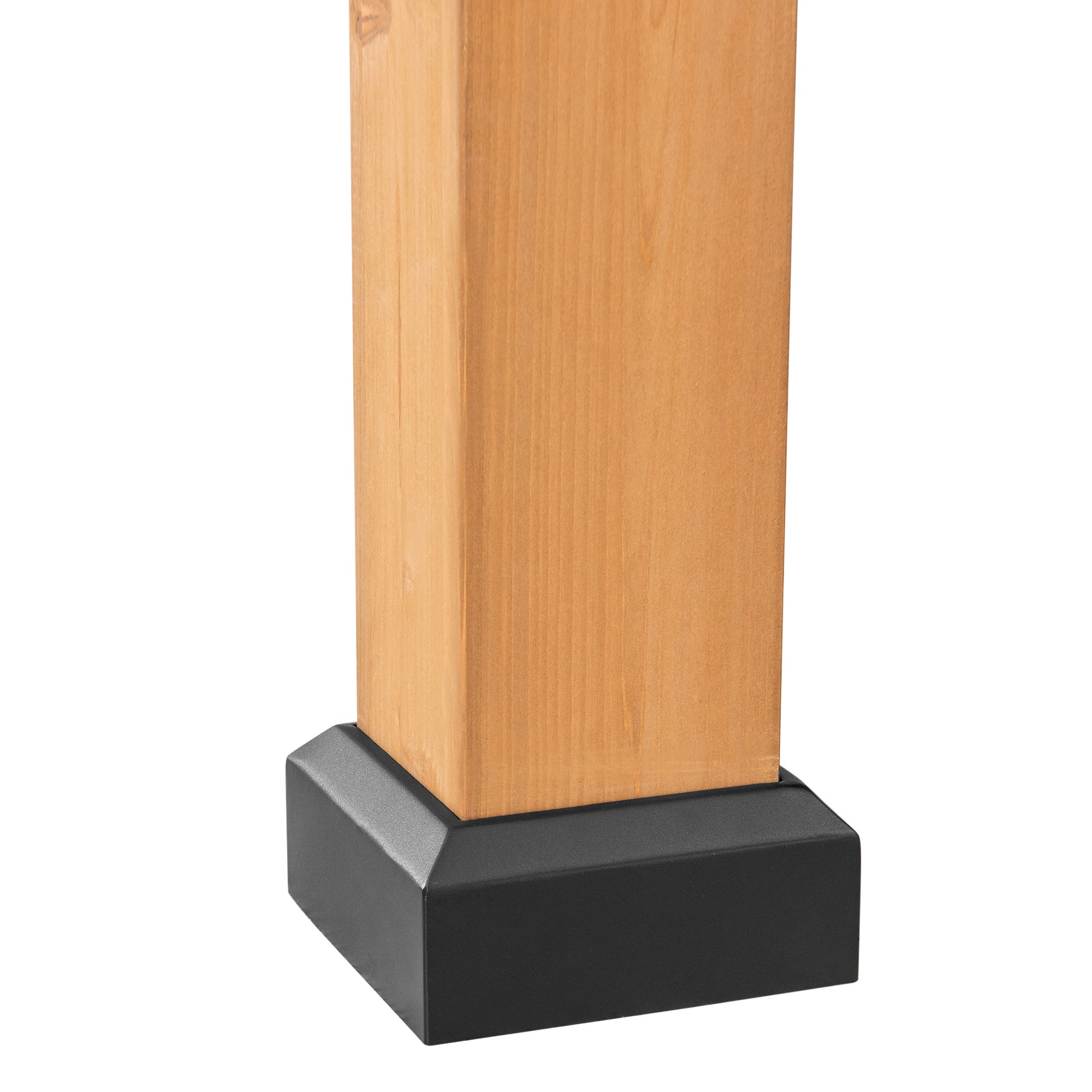 TÖDI 336cm x 400cm Cedar Framed Gazebo with Anthracite Steel Gable Hardtop - bottom