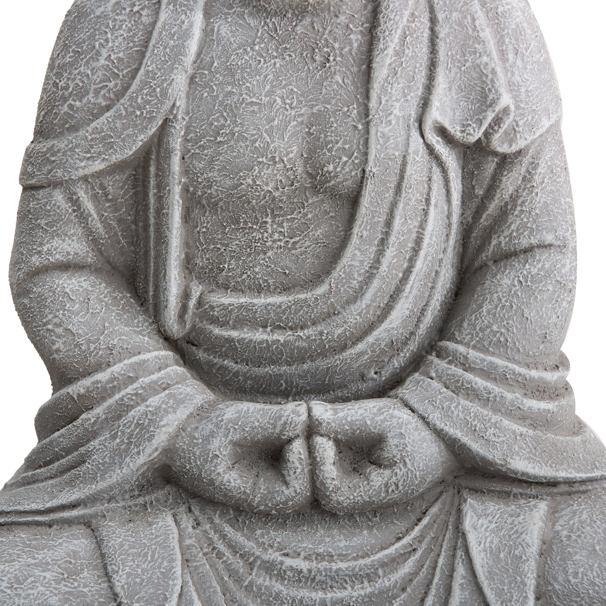 Garden Clay Buddha Statue - hands