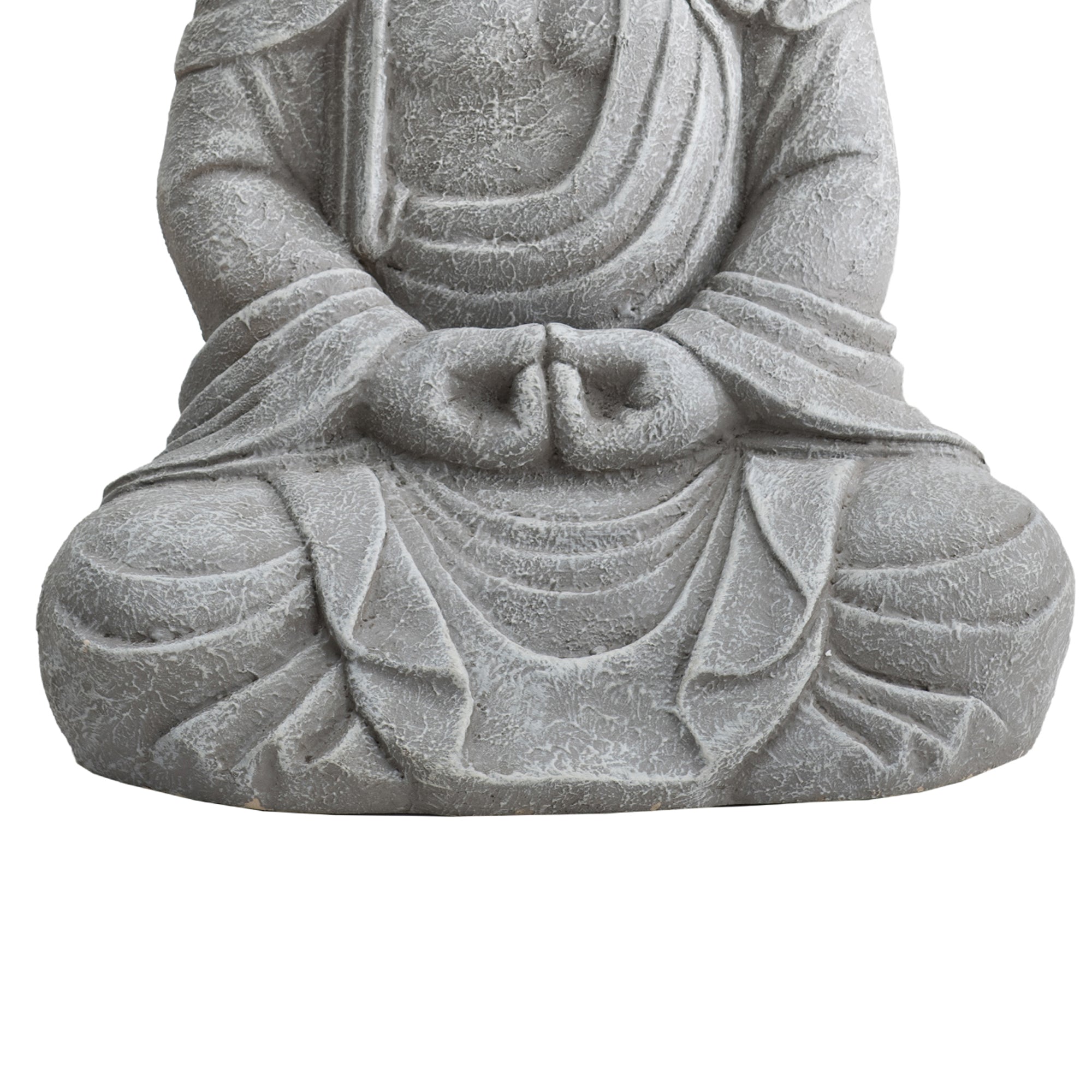 Garden Clay Buddha Statue - bottom