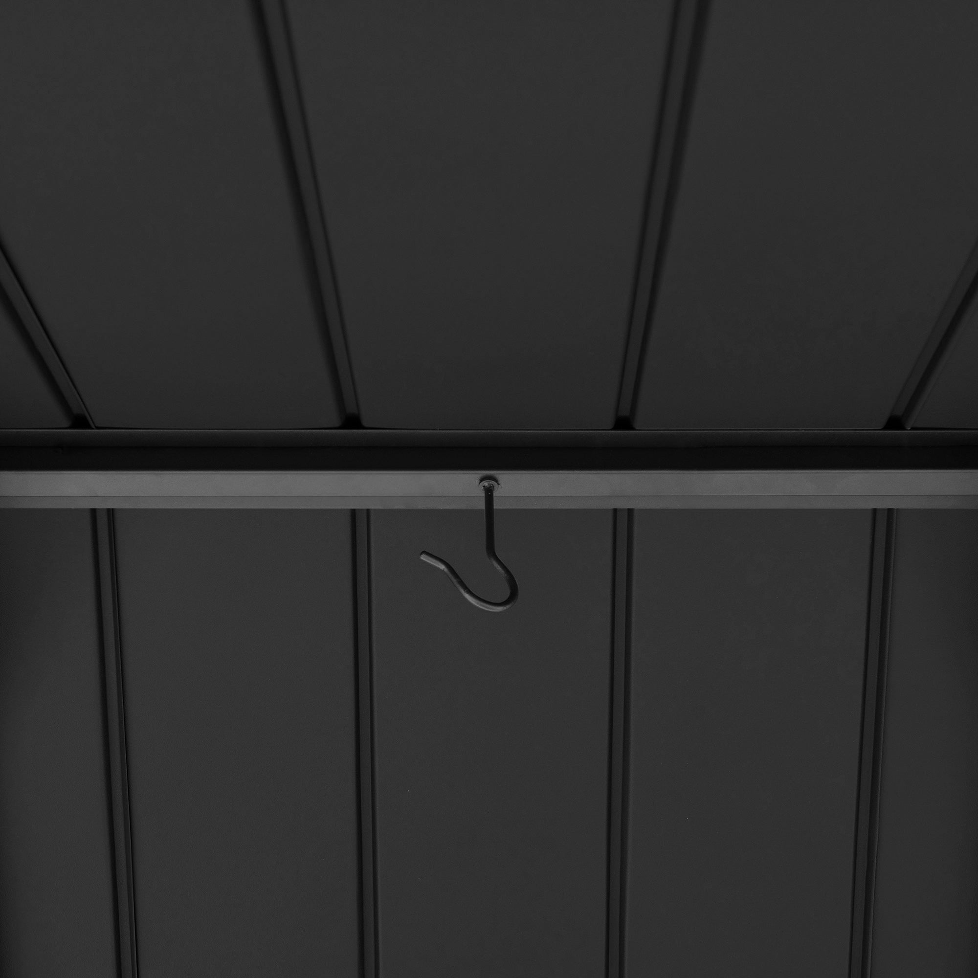 TÖDI 336cm x 400cm Cedar Framed Gazebo with Anthracite Steel Gable Hardtop