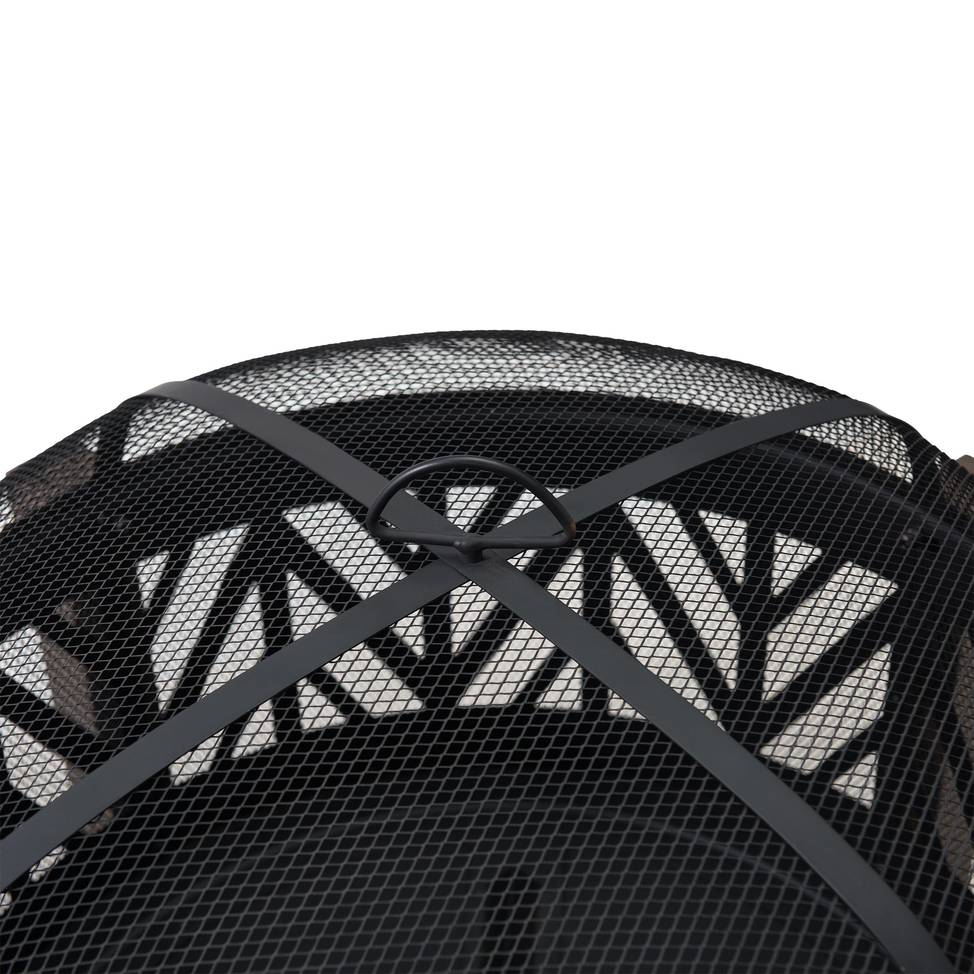 BROMO XL Steel Black Fire Bowl - top