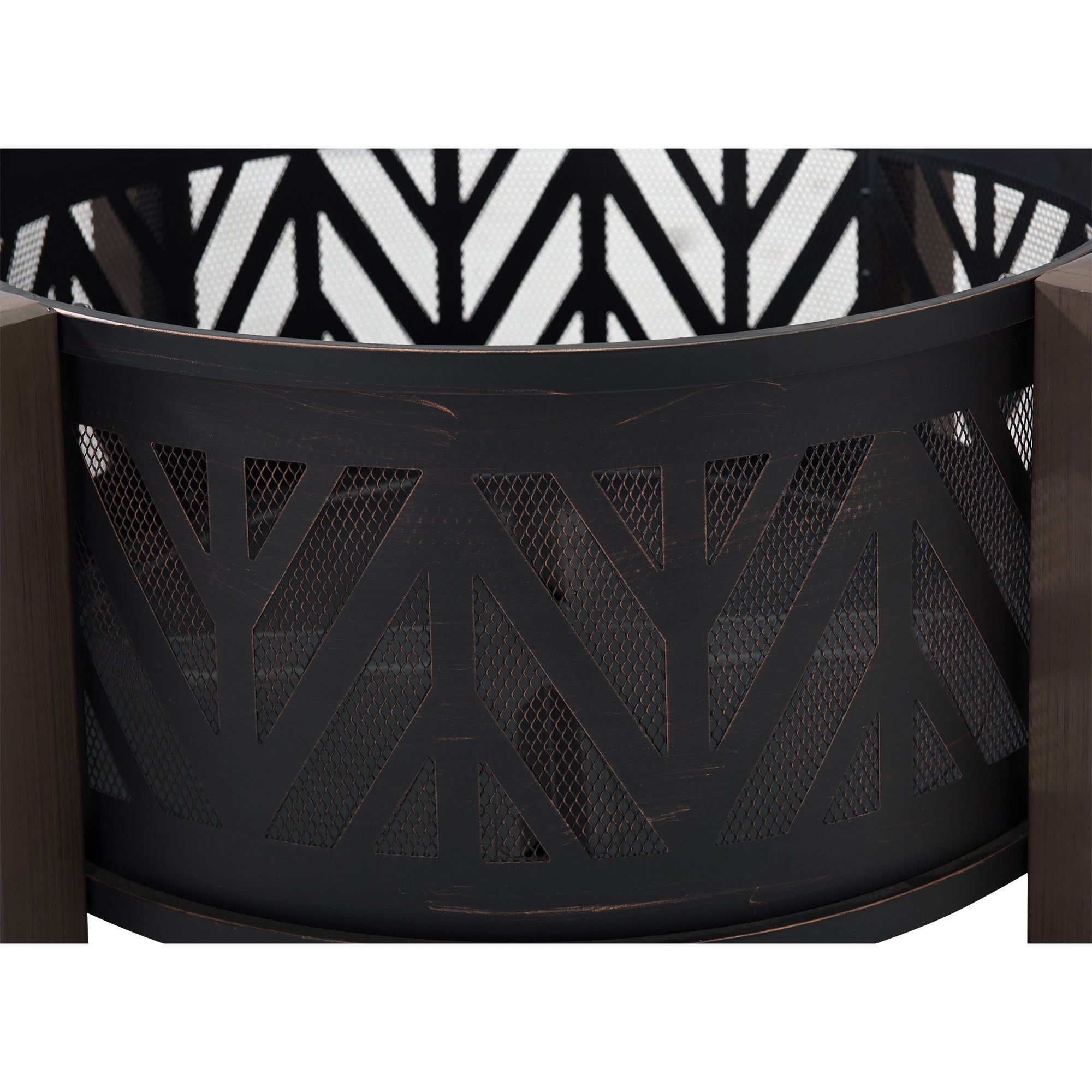 BROMO XL Steel Black Fire Bowl - bottom