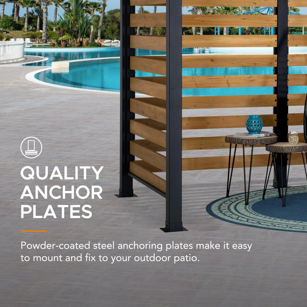 MARAO 305cm x 183cm Steel Pergola