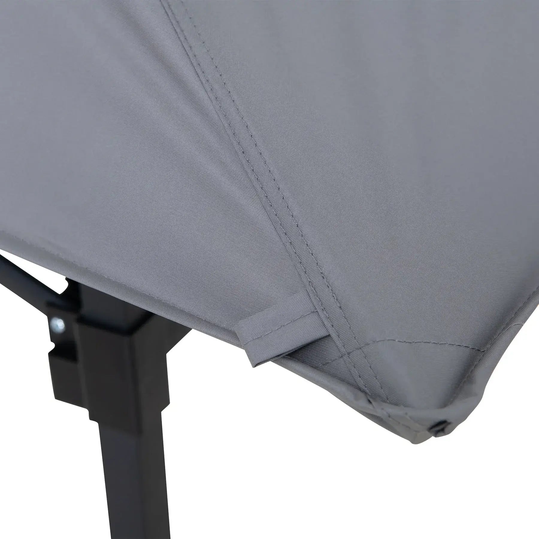 CINTO 256cm x 160cm Grey Steel Grill Gazebo with LED Light