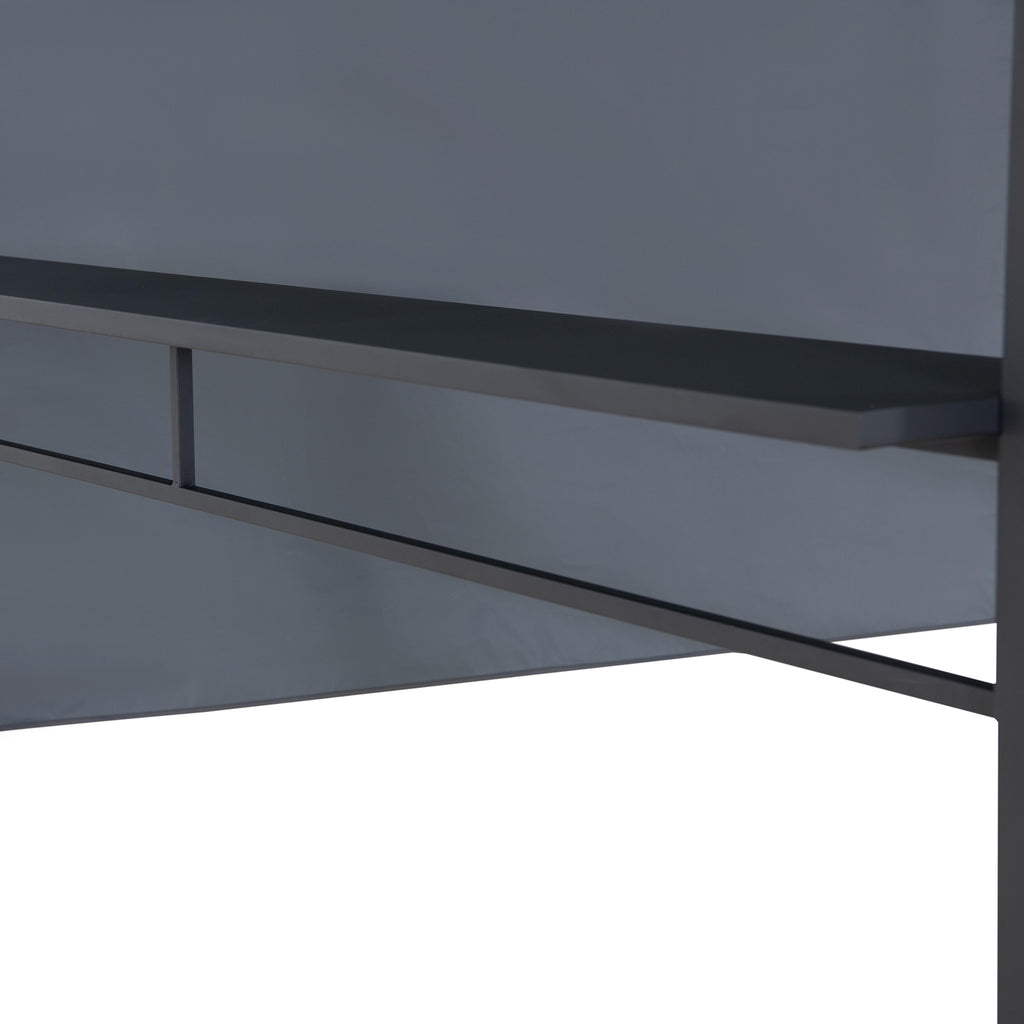 KABRU 220cm x 280cm Gray Hot Tub Canopy Gazebo