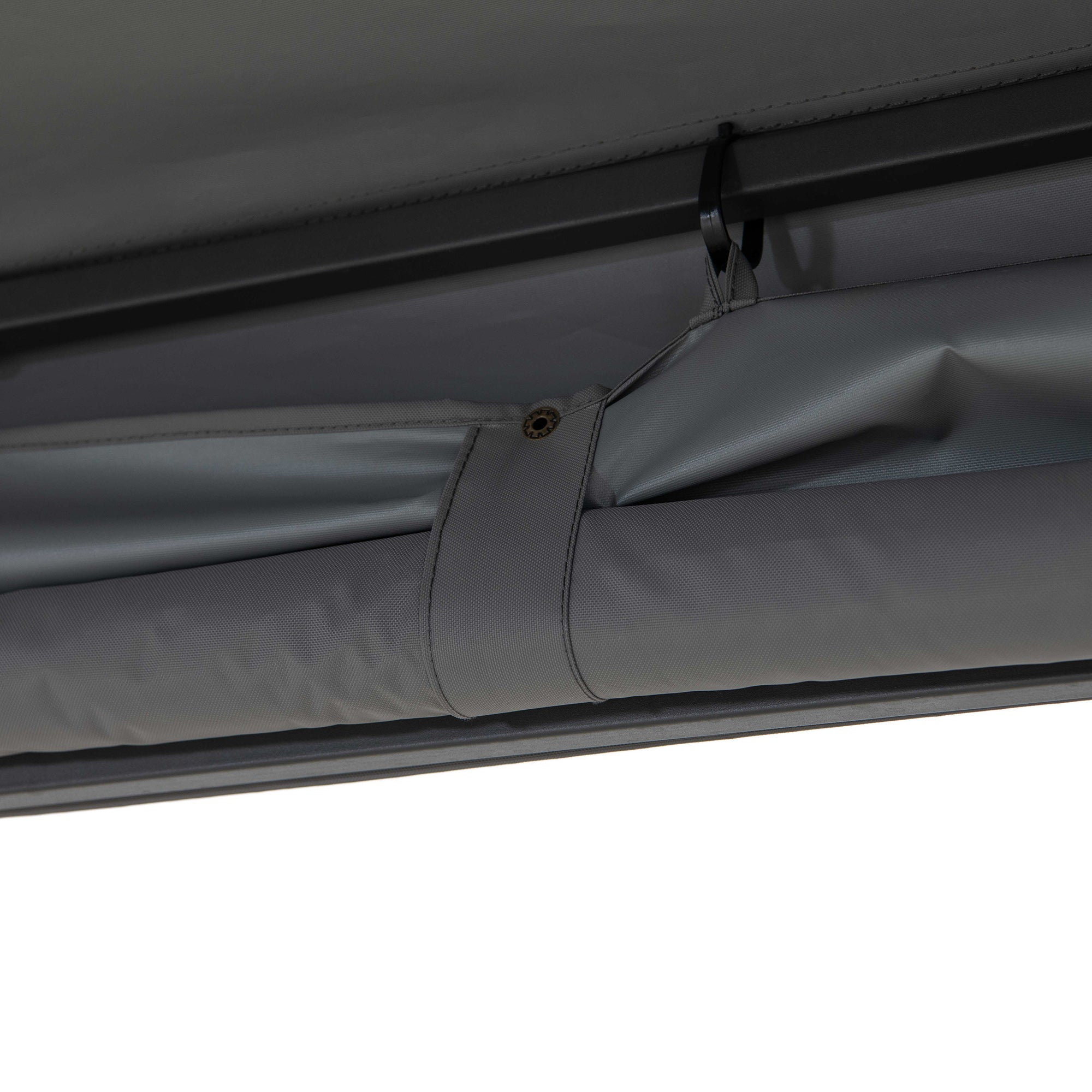 KABRU 220cm x 280cm Gray Hot Tub Canopy Gazebo