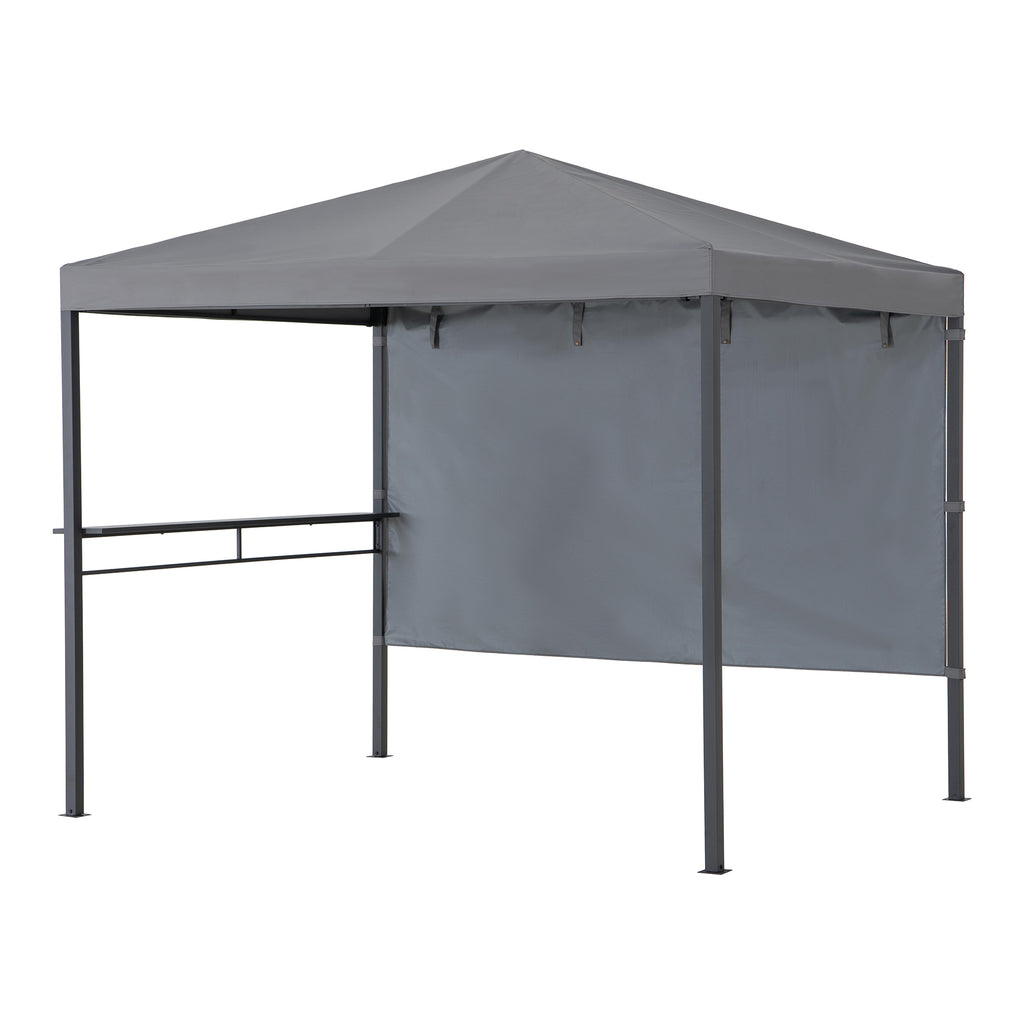 KABRU 220cm x 280cm Gray Hot Tub Canopy Gazebo - right