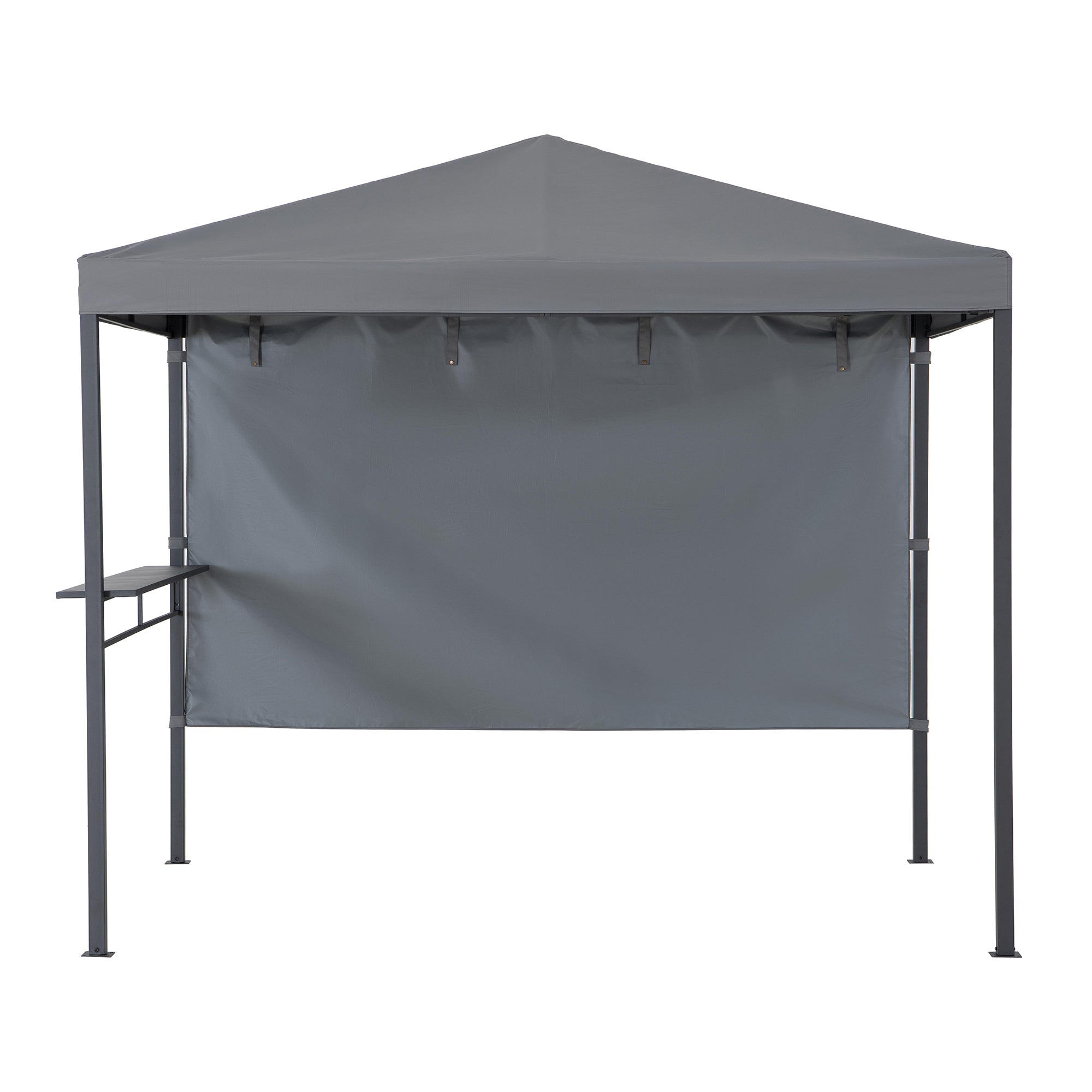 KABRU 220cm x 280cm Gray Hot Tub Canopy Gazebo - front