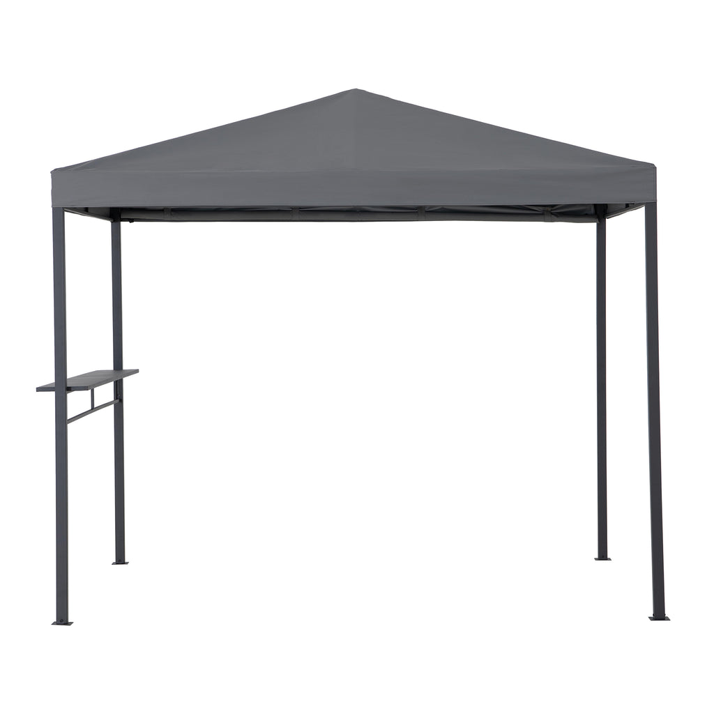 KABRU 220cm x 280cm Gray Hot Tub Canopy Gazebo - side