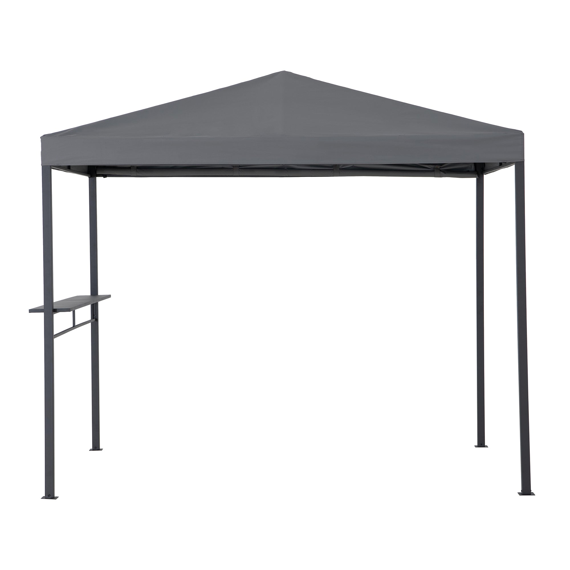 KABRU 220cm x 280cm Gray Hot Tub Canopy Gazebo - side