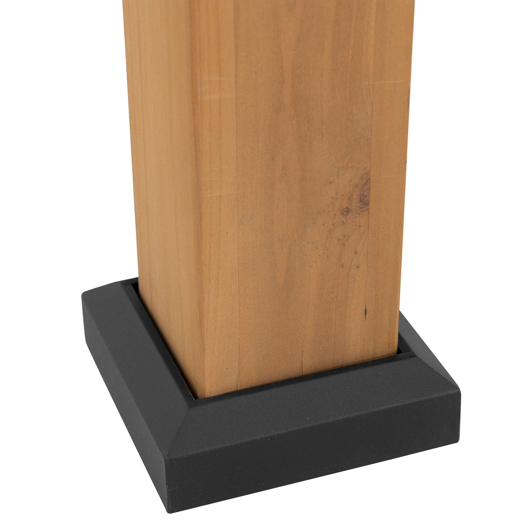 KAPS 330cm x 330cm Cedar Framed Gazebo with Anthracite Steel Hardtop - bottom