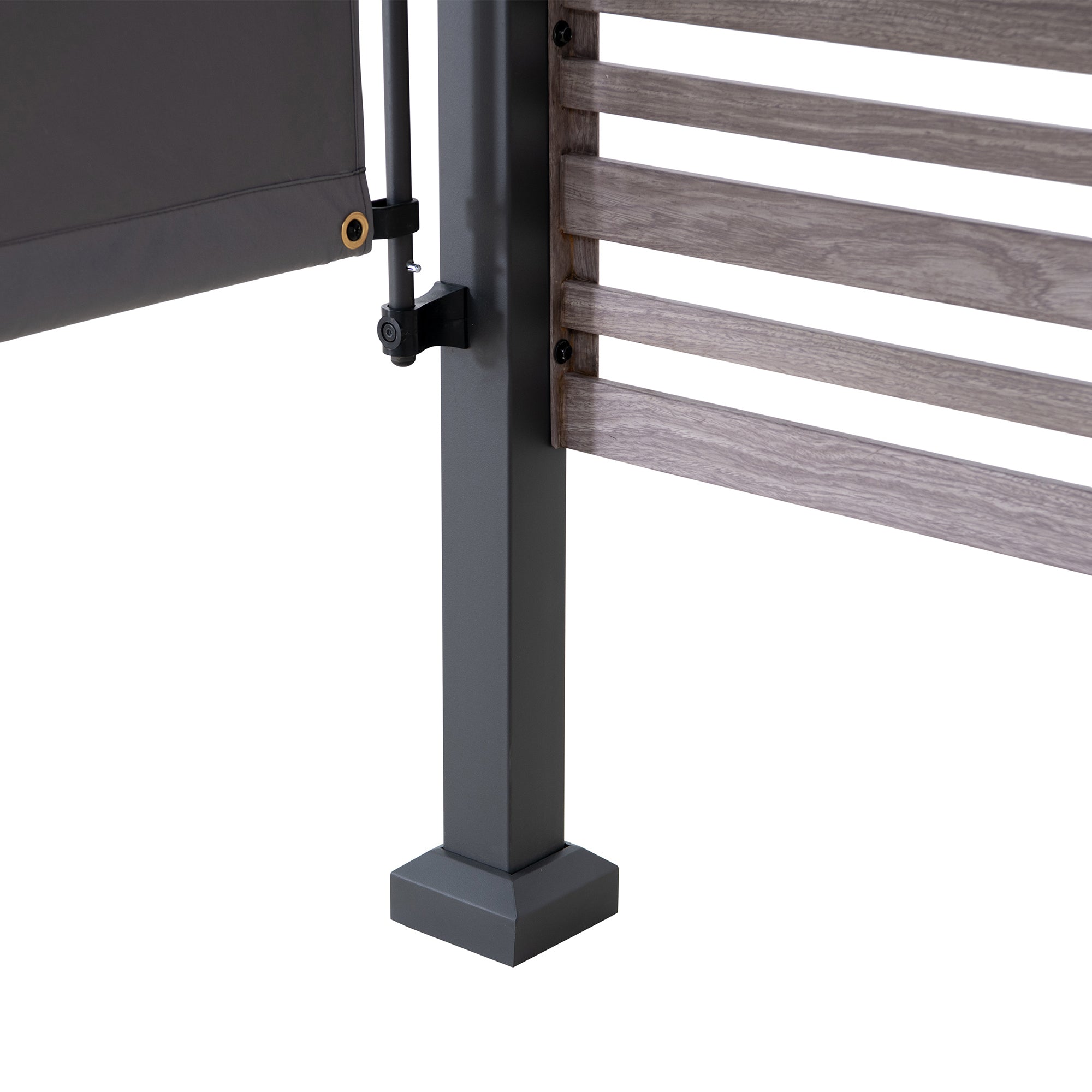 TITOV 270cm x 300cm Gray Fabric Hot Tub Pergola - pergola cena