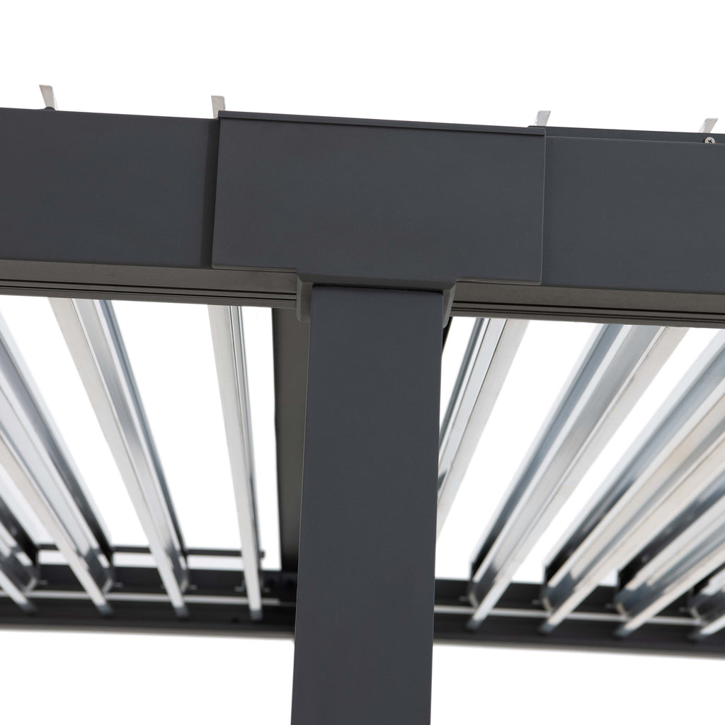 MATTERHORN 406cm x 306cm Steel Multi Pergola with LED Lights