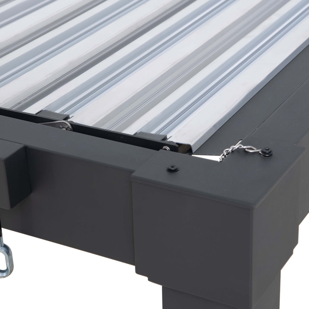 MATTERHORN 406cm x 306cm Steel Multi Pergola with LED Lights