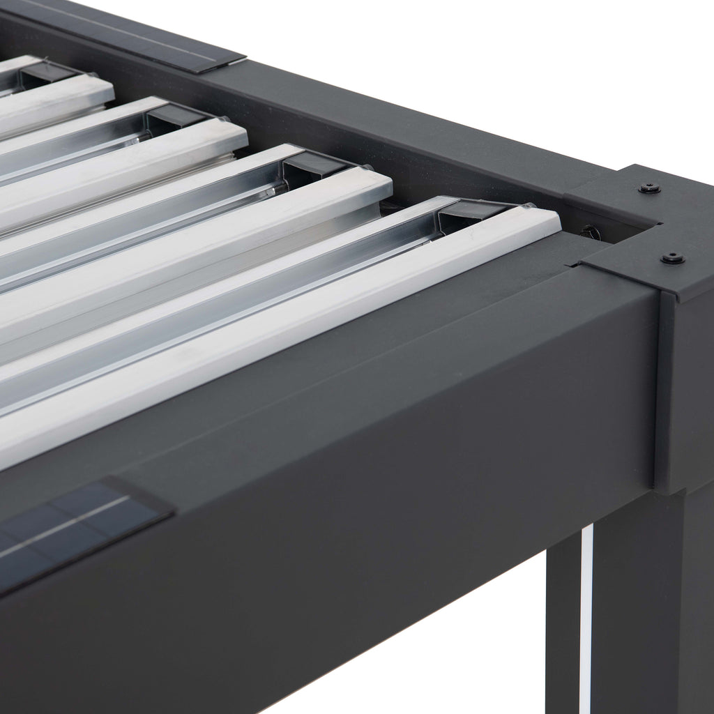 MATTERHORN 406cm x 306cm Steel Multi Pergola with LED Lights