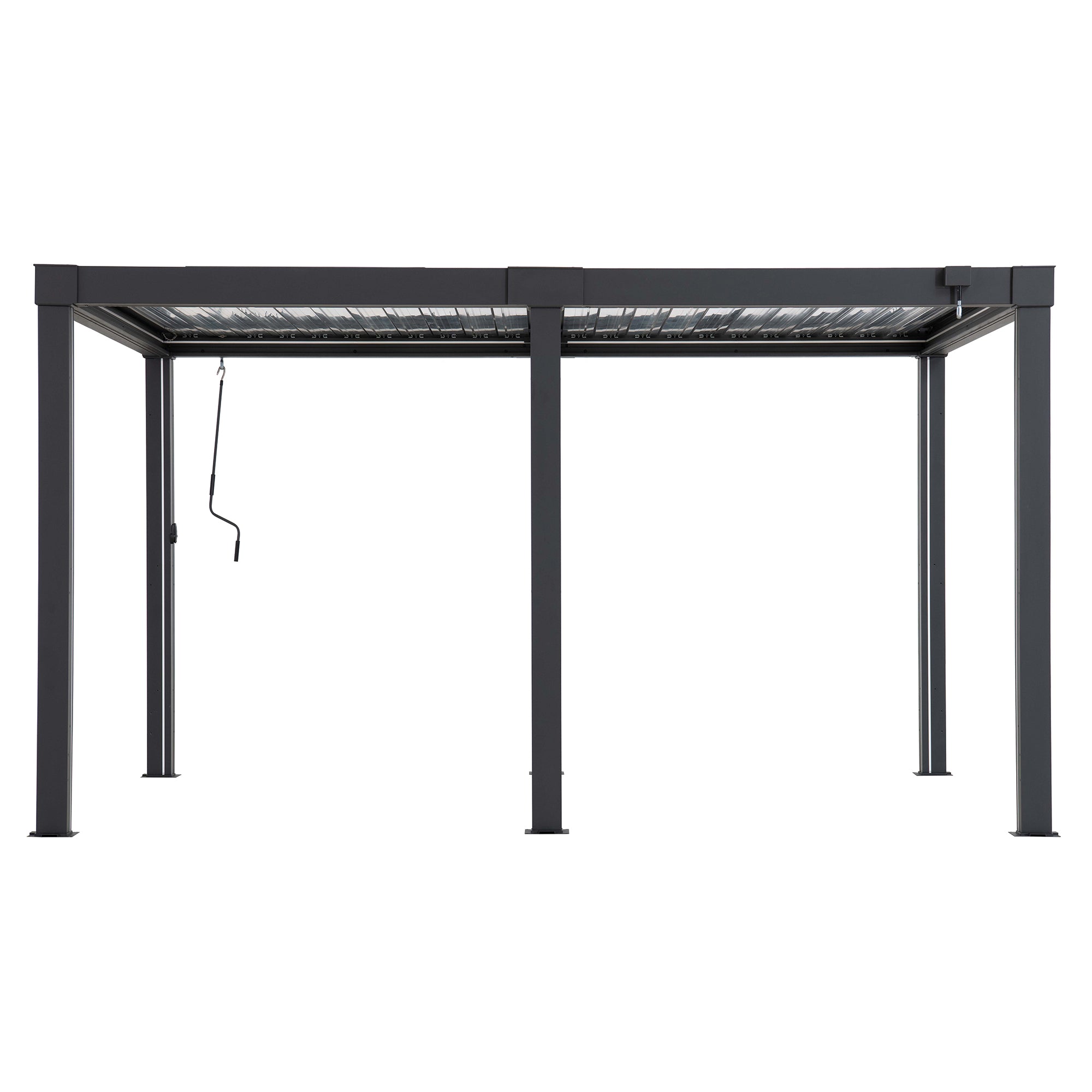 MATTERHORN 406cm x 306cm Steel Multi Pergola with LED Lights - pergola 3 x 4