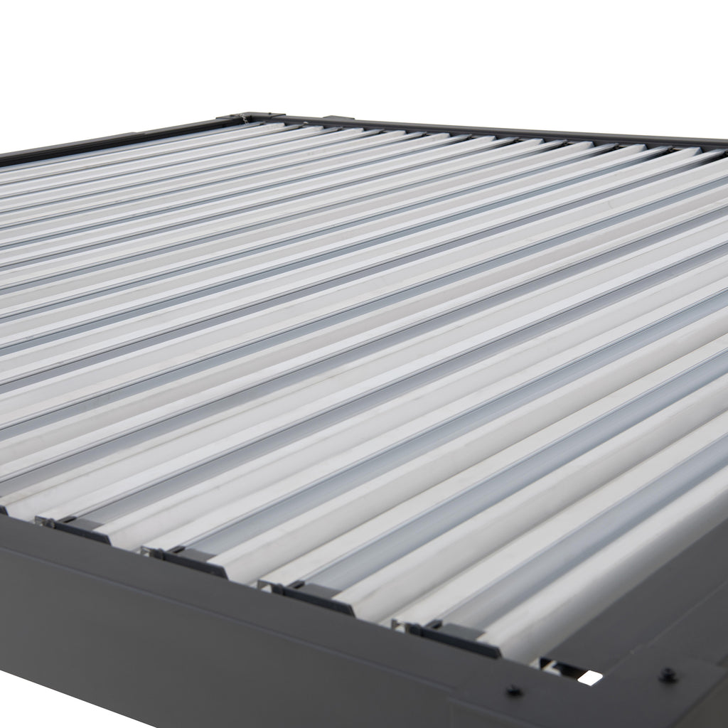 MATTERHORN 306cm x 306cm Steel Multi Pergola with LED Lights - pergola aluminium