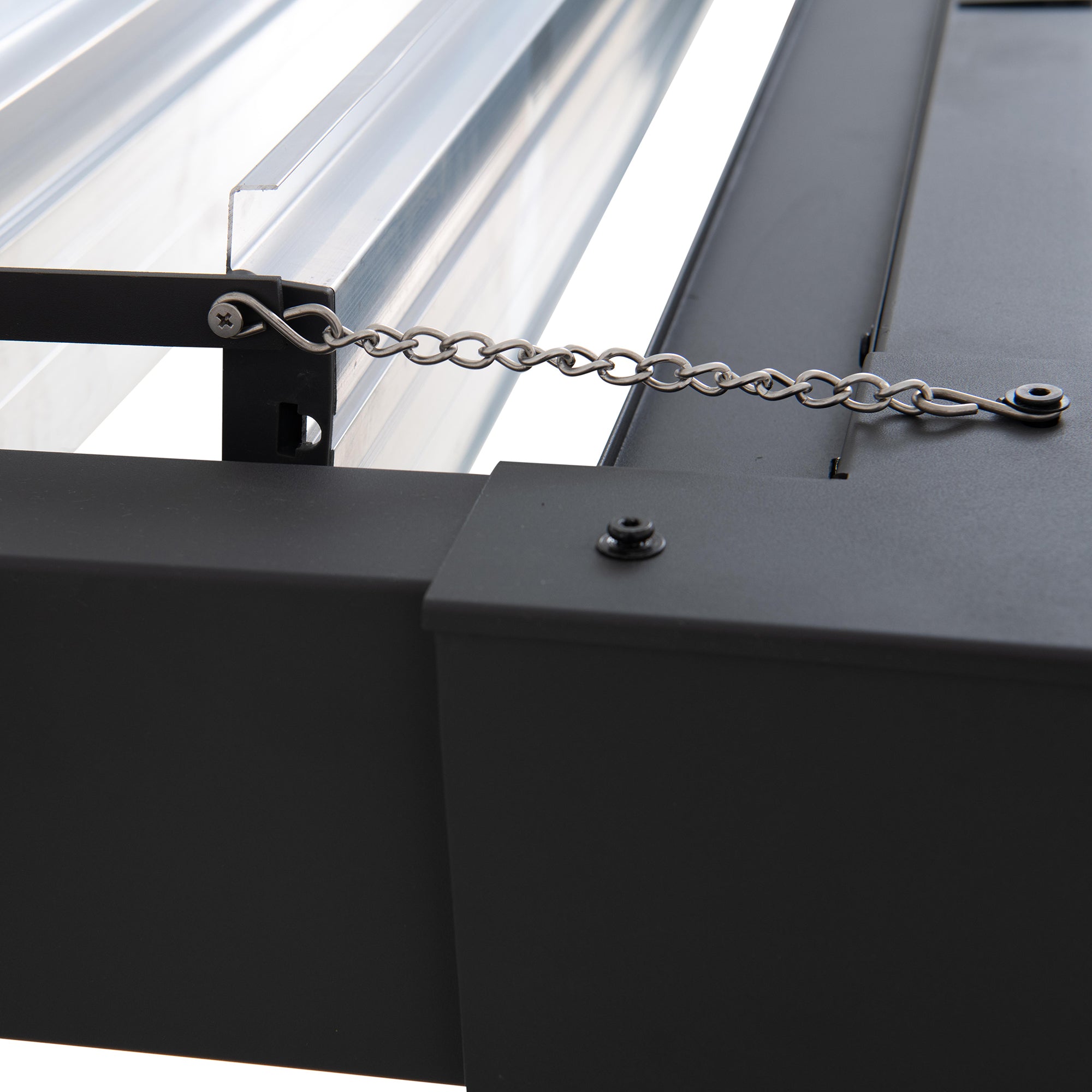 MATTERHORN 306cm x 306cm Steel Multi Pergola with LED Lights - pergola accessories