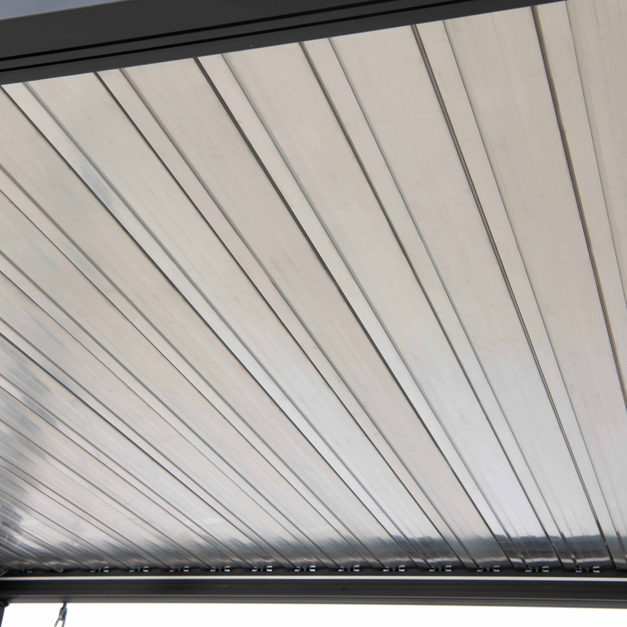 MATTERHORN 306cm x 306cm Steel Multi Pergola with LED Lights - pergola addossata alluminio