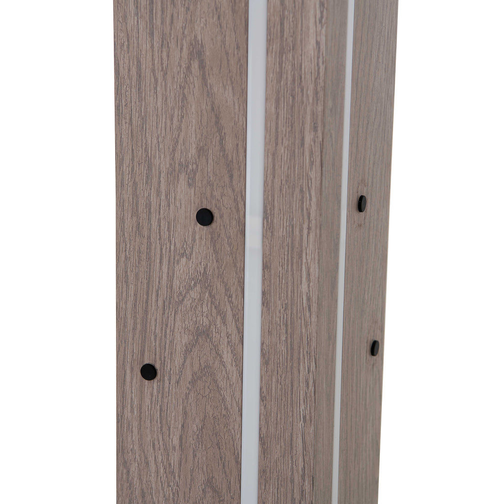 MATTERHORN 306cm x 306cm Beige Steel Multi Pergola with LED Lights