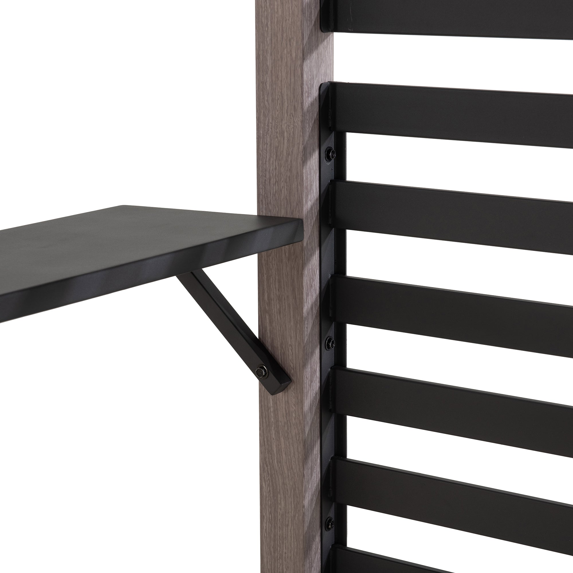 DENALI 252cm x 282cm Gray Steel Hot Tub Pergola - pergola addossata alluminio