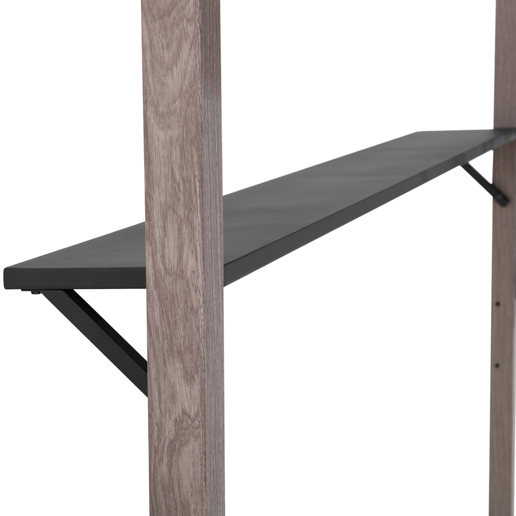 DENALI 252cm x 282cm Gray Steel Hot Tub Pergola - pergola with bar