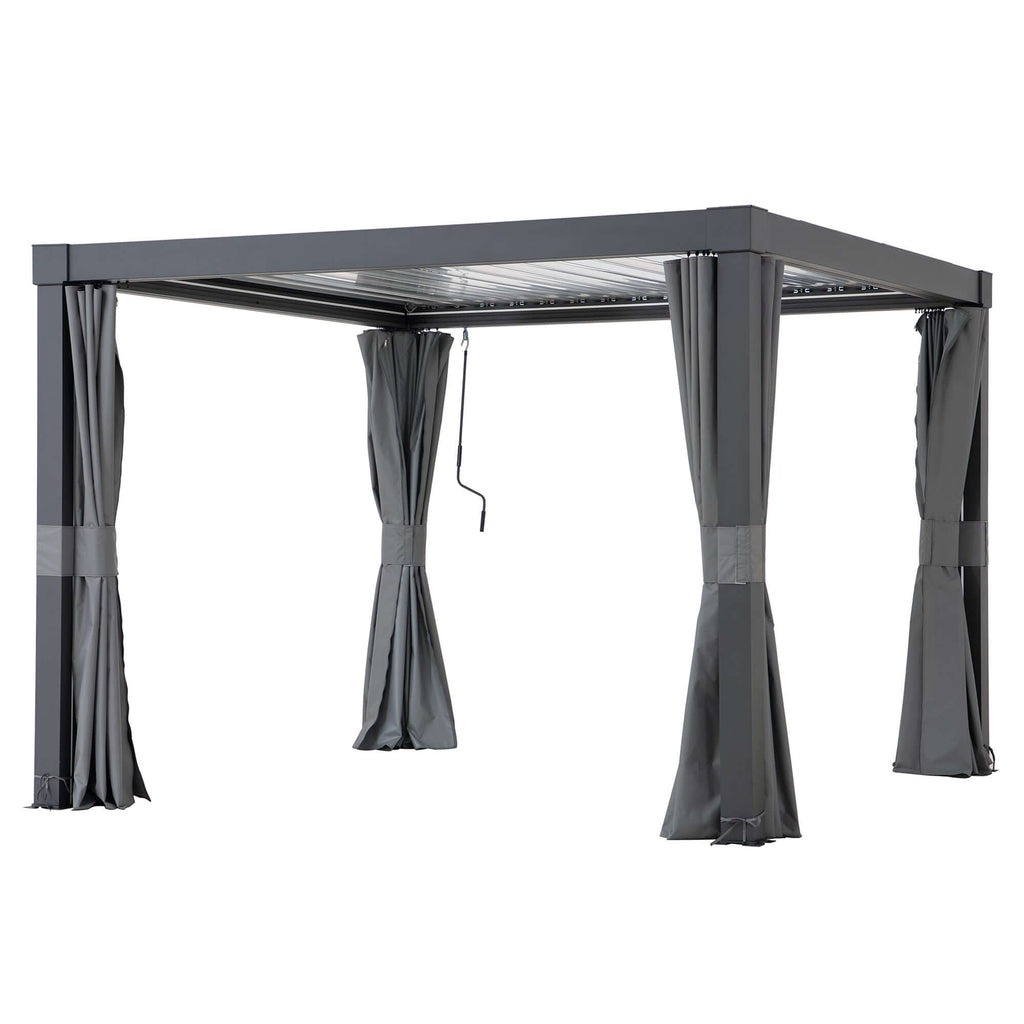 Curtains for Multi Pergola 306cm x 306cm - pergola with curtains