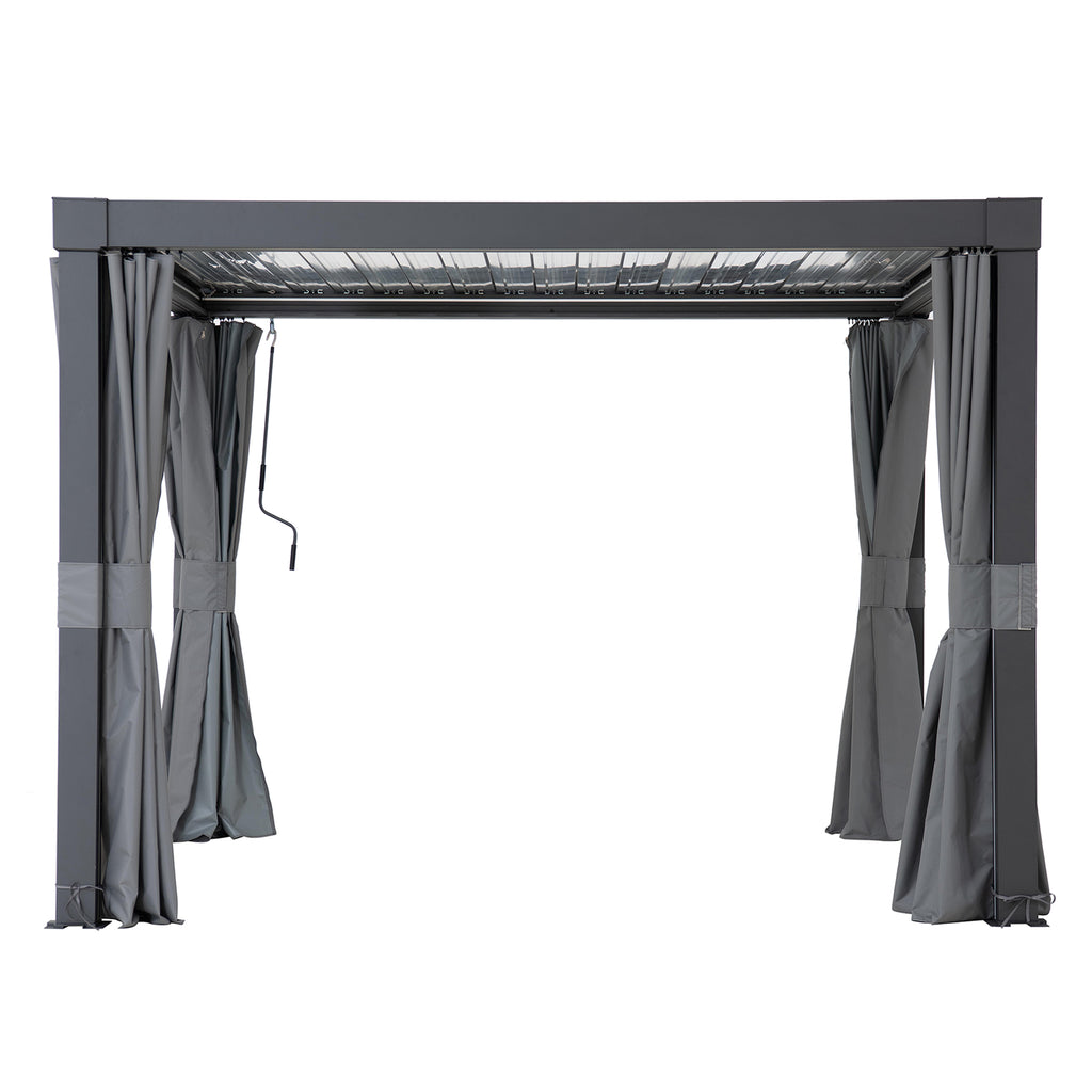 Curtains for Multi Pergola 306cm x 306cm - privacy pergola