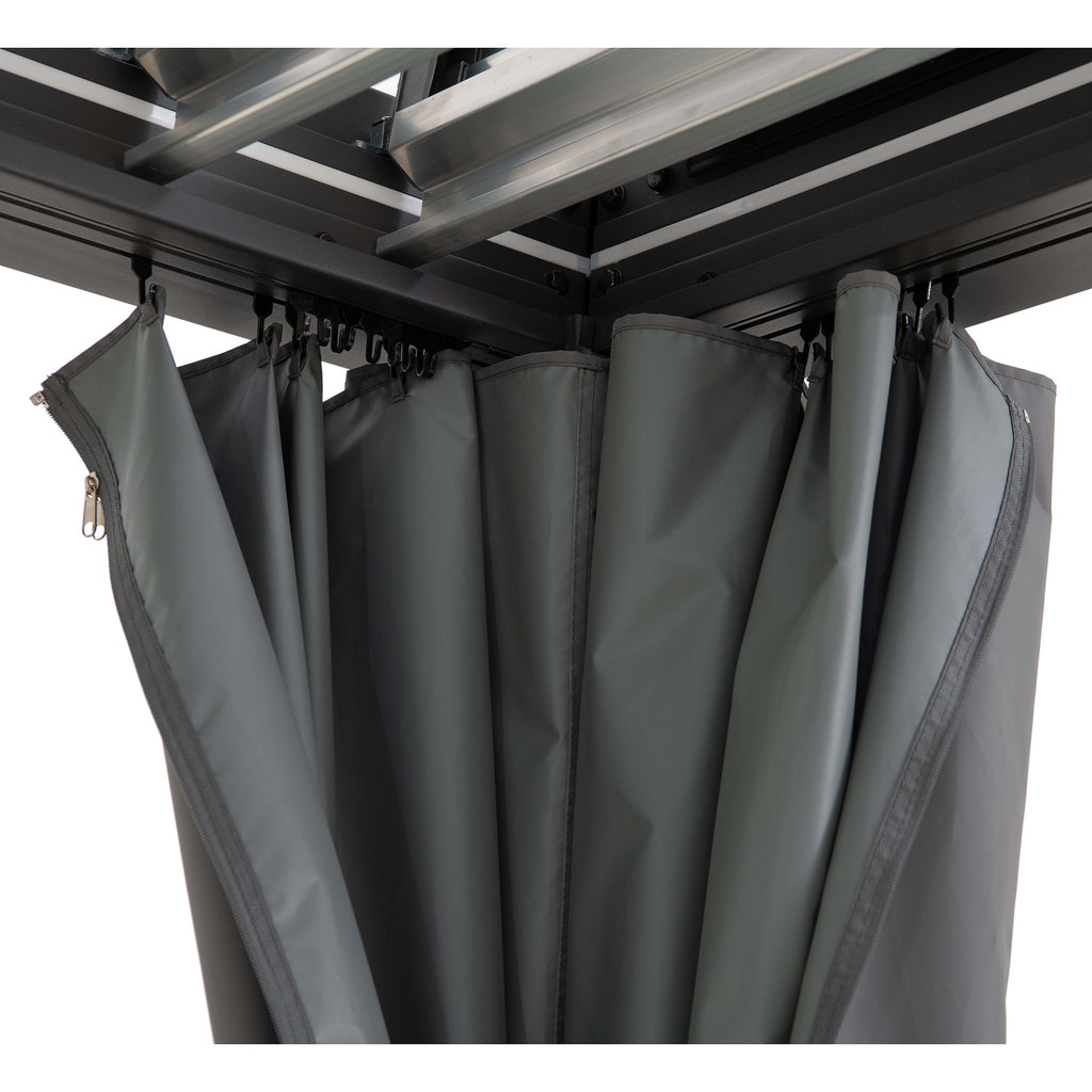  Curtains for Multi Pergola 306cm x 406cm - pergola con tende laterali