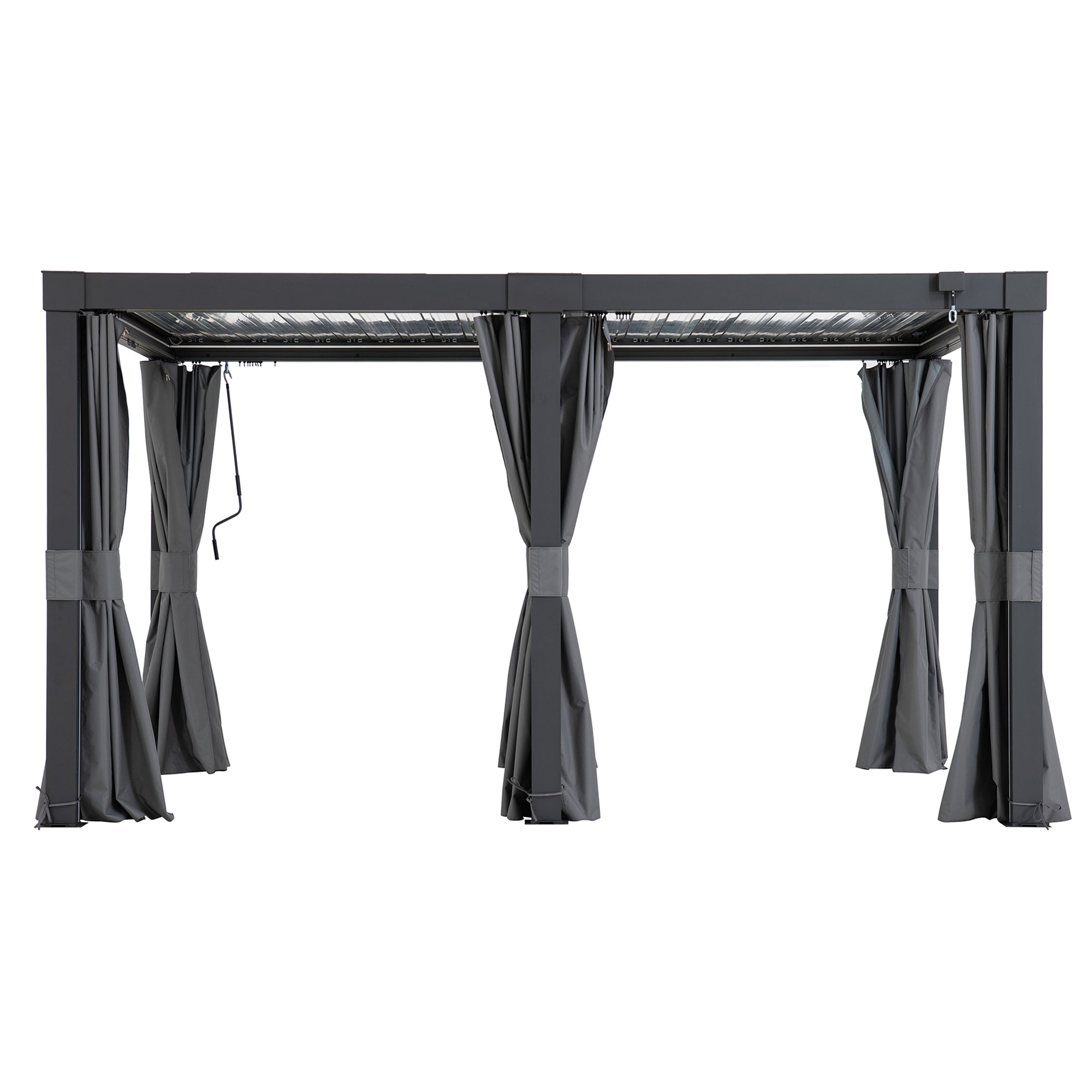 Curtains for Multi Pergola 306cm x 406cm - pergola without footings