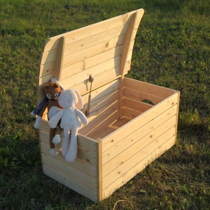 Wooden Toy Box for Kids M034-1 - 80 x 50 cm