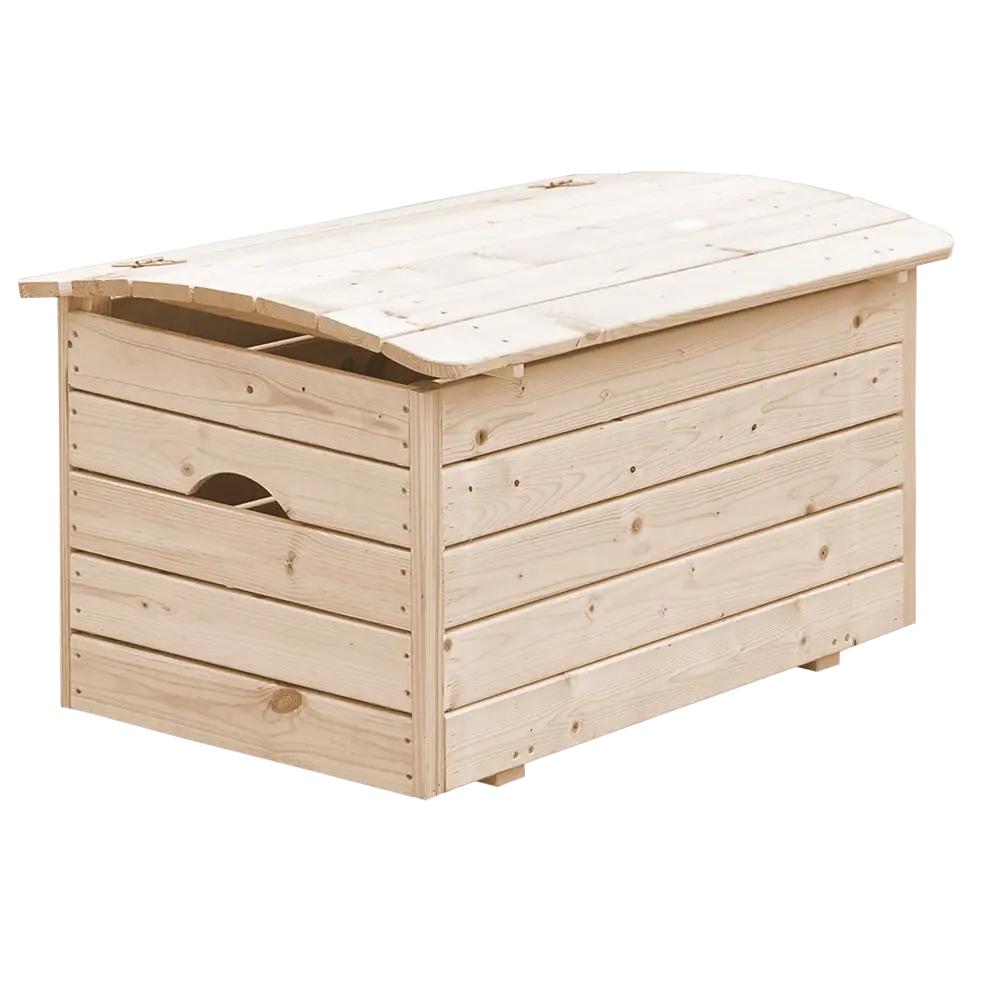 Wooden Toy Box for Kids M034-1 - 80 x 50 cm
