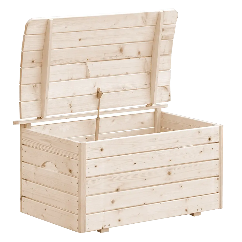 Wooden Toy Box for Kids M034-1 - 80 x 50 cm