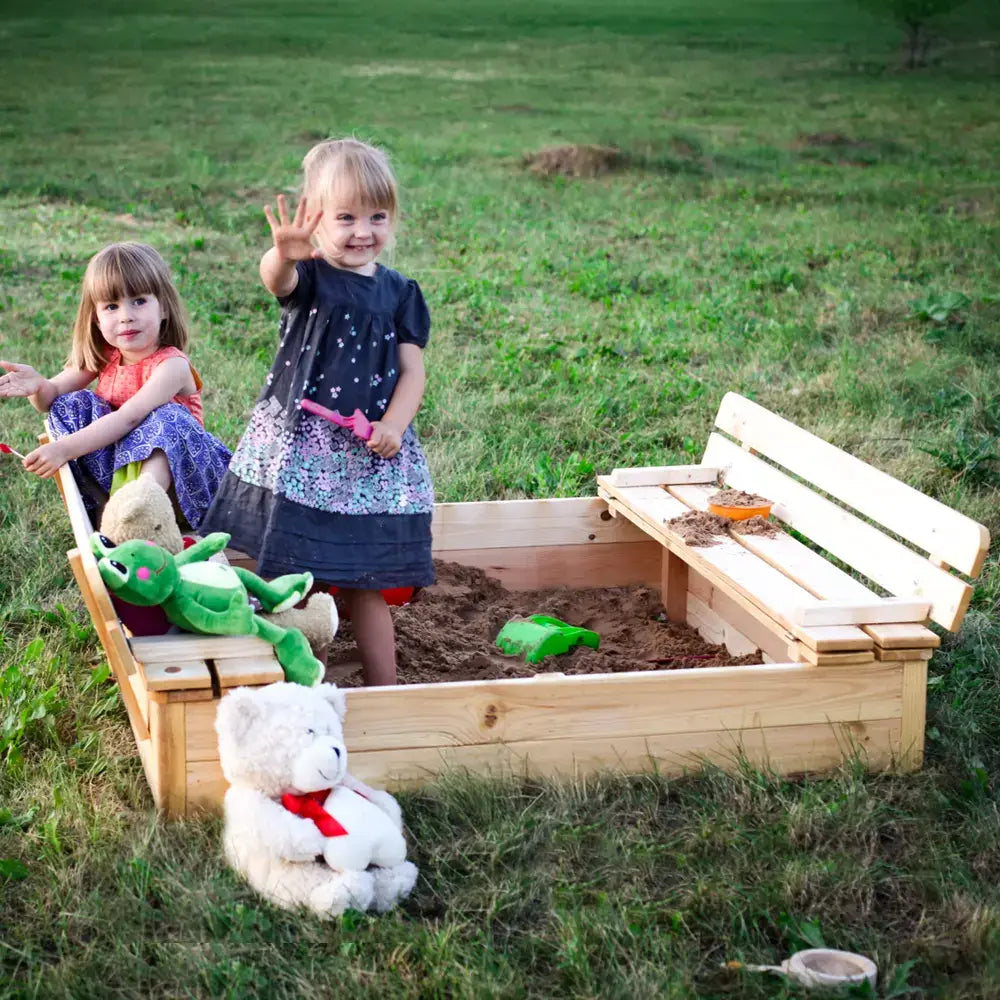 Wooden Sandbox for Kids M051-1 - 122 x 118 cm
