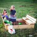 Wooden Sandbox for Kids M051-1 - 122 x 118 cm
