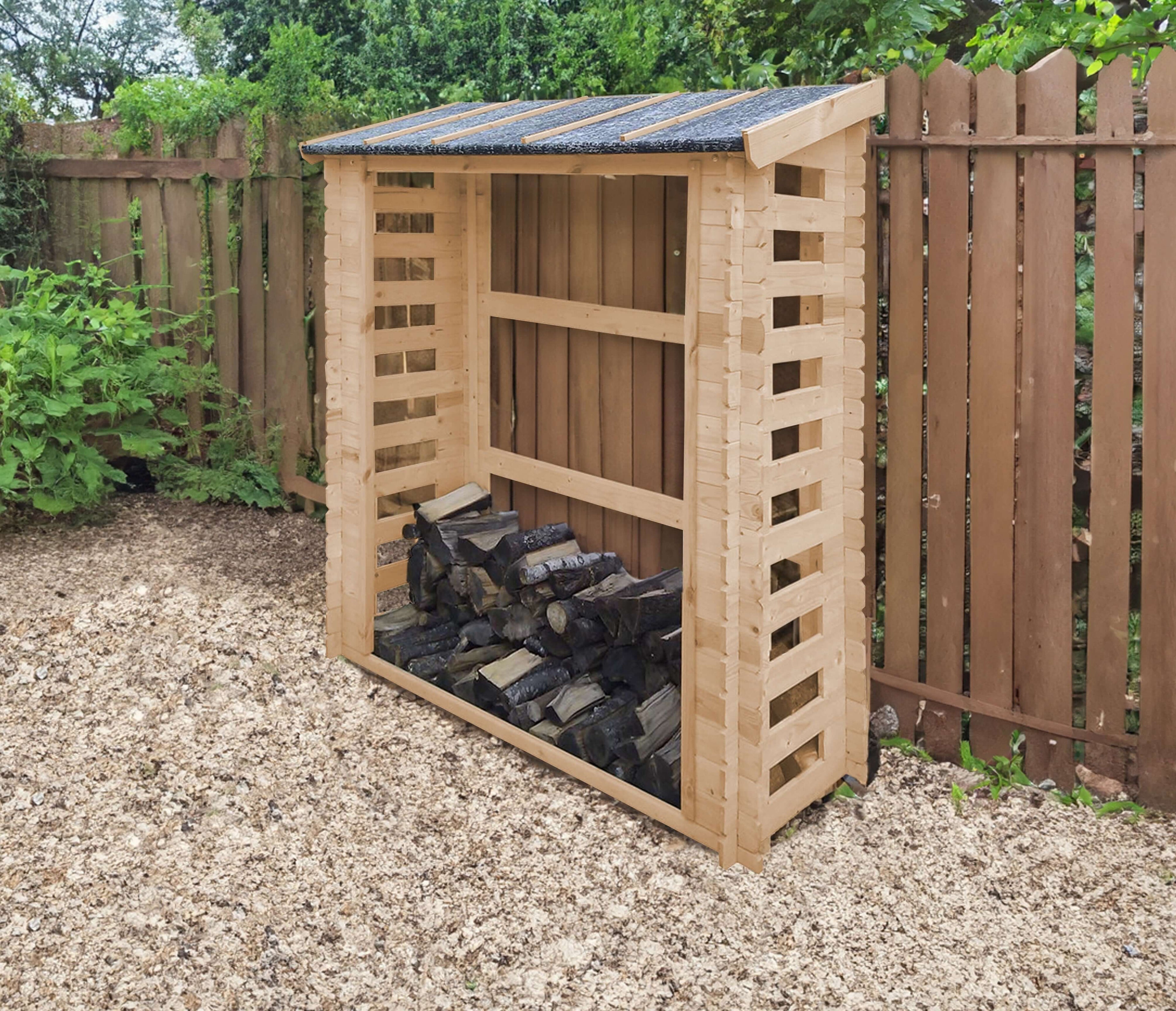 Firewood Shed M201 - 180 x 70 cm