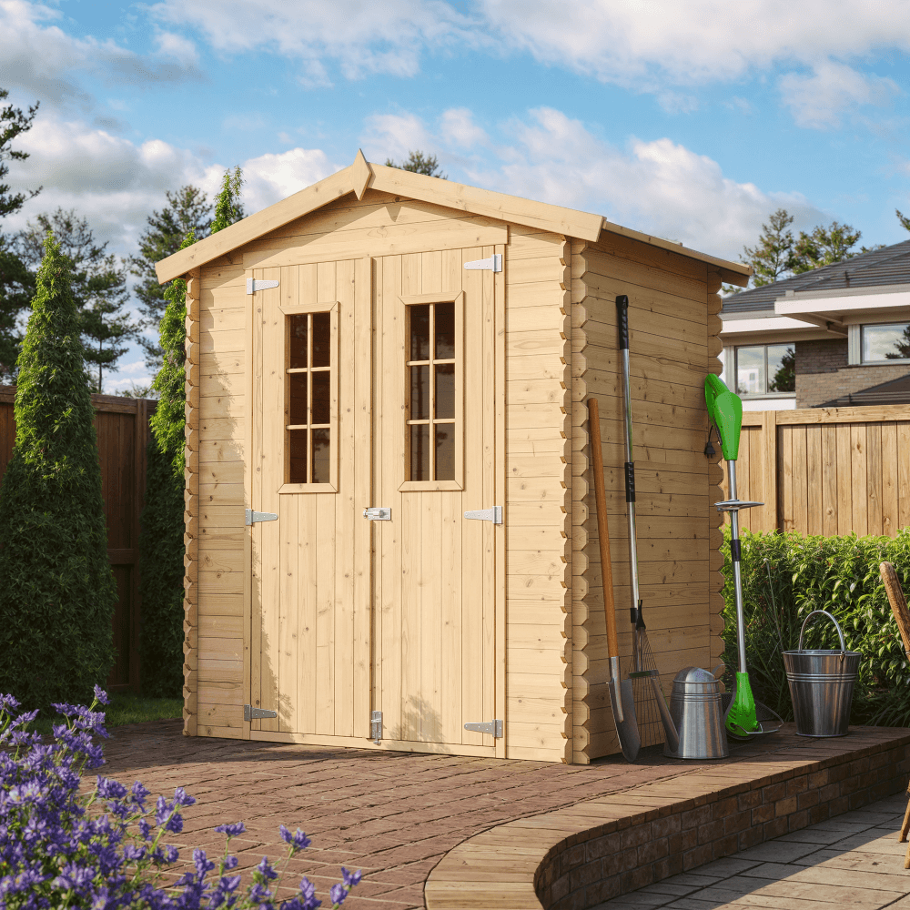 Wooden Garden Shed M367C - 180 x 130 cm