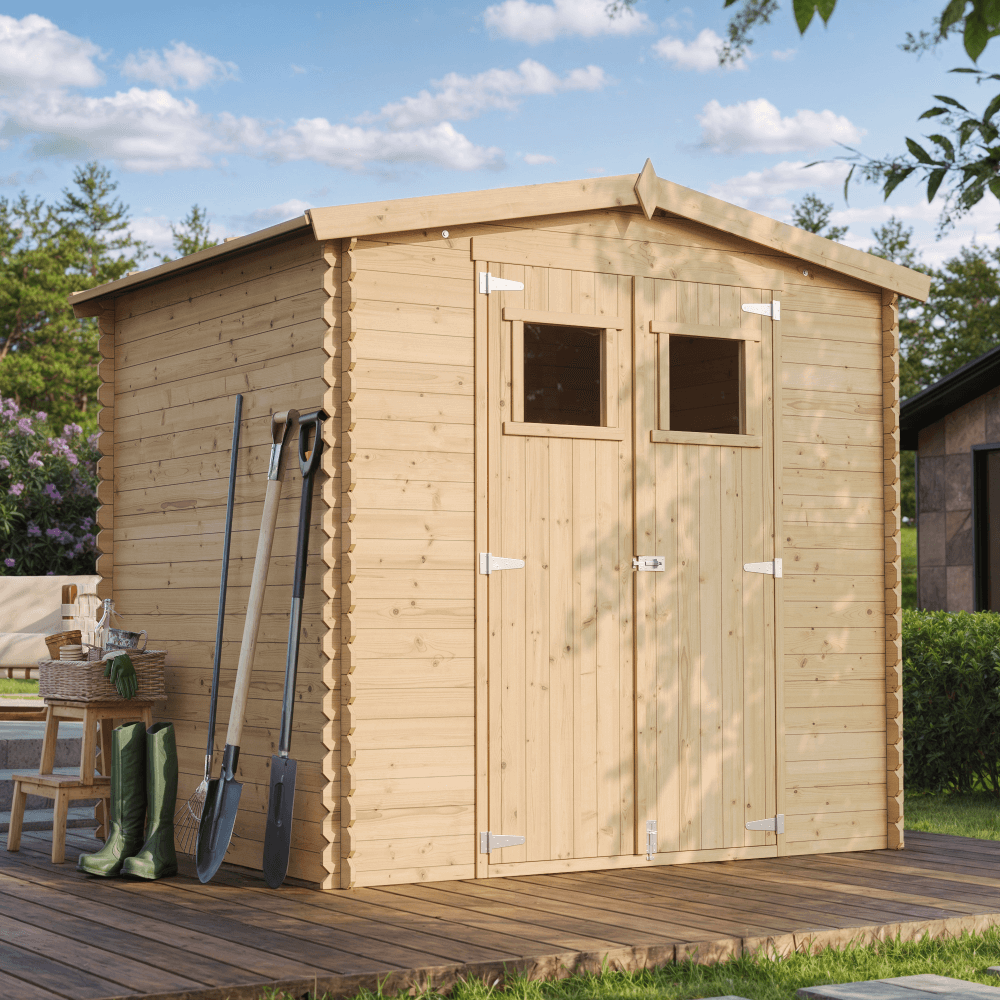 Wooden Garden Shed M369 - 220 x 220 cm