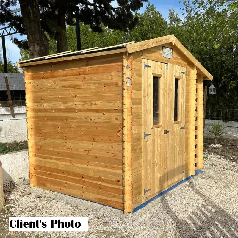 Firewood Storage Shed M386C - 256 x 200 cm