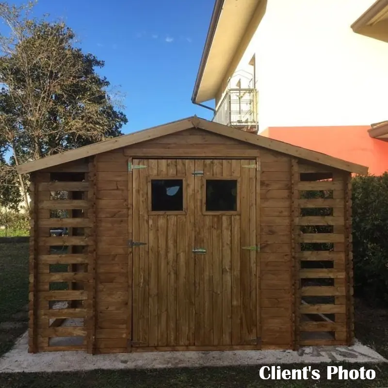 Firewood Storage Shed M391 - 312 x 200 cm
