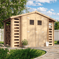 Firewood Storage Shed M391 - 312 x 200 cm