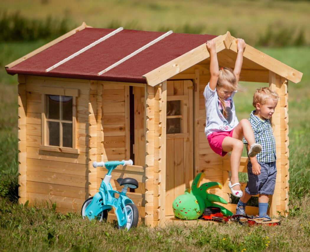 Wooden Playhouse for Kids M501A - 130 x 164 cm