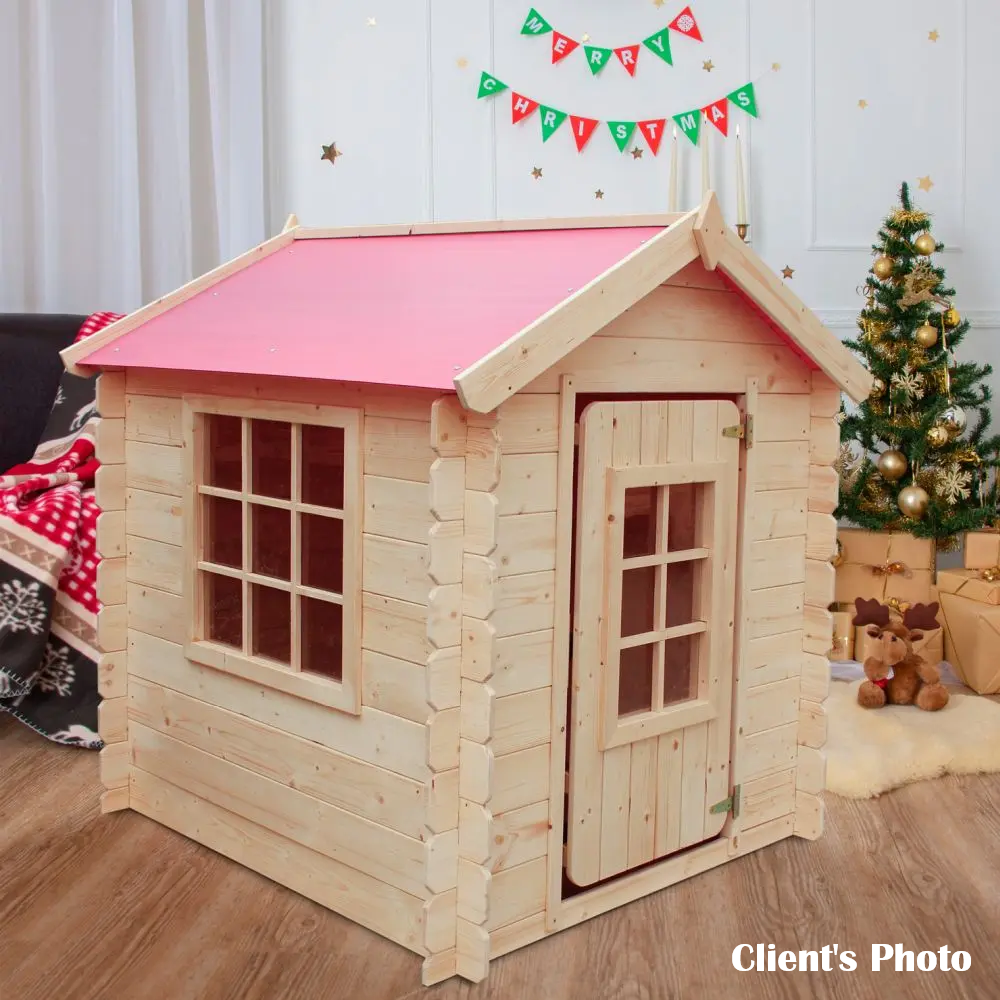 Wooden Playhouse for Kids M570 - 105 x 105 cm